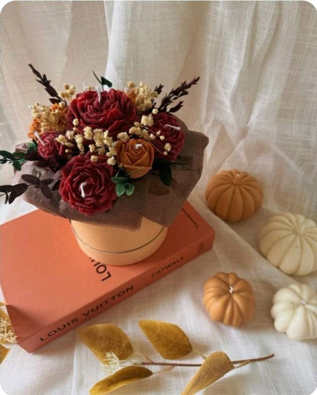 🌸✨ باقة شموع معطّرة – الهدية الأمثل لكل مناسبة! ✨🌸